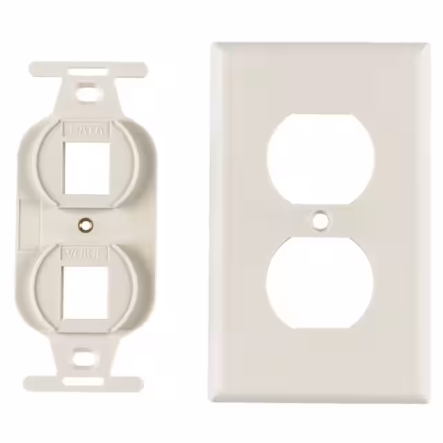 FP106MF-FW HellermannTyton  Marcos de placas frontales Keystone